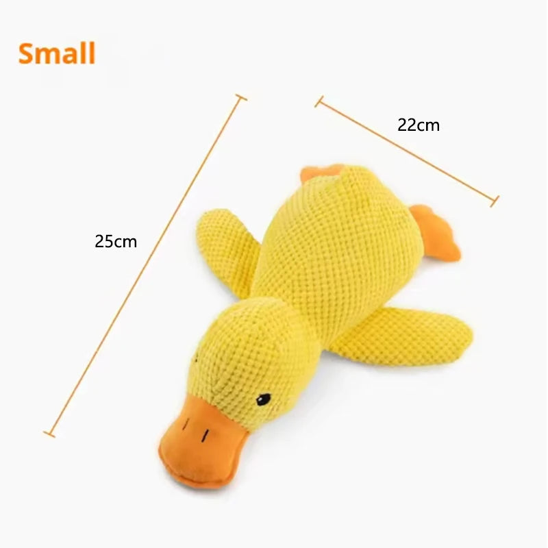 Plush Squeaky Duck Dog Toy
