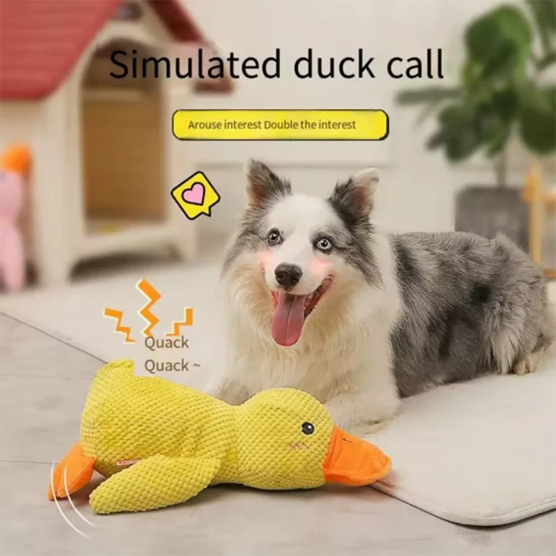Plush Squeaky Duck Dog Toy