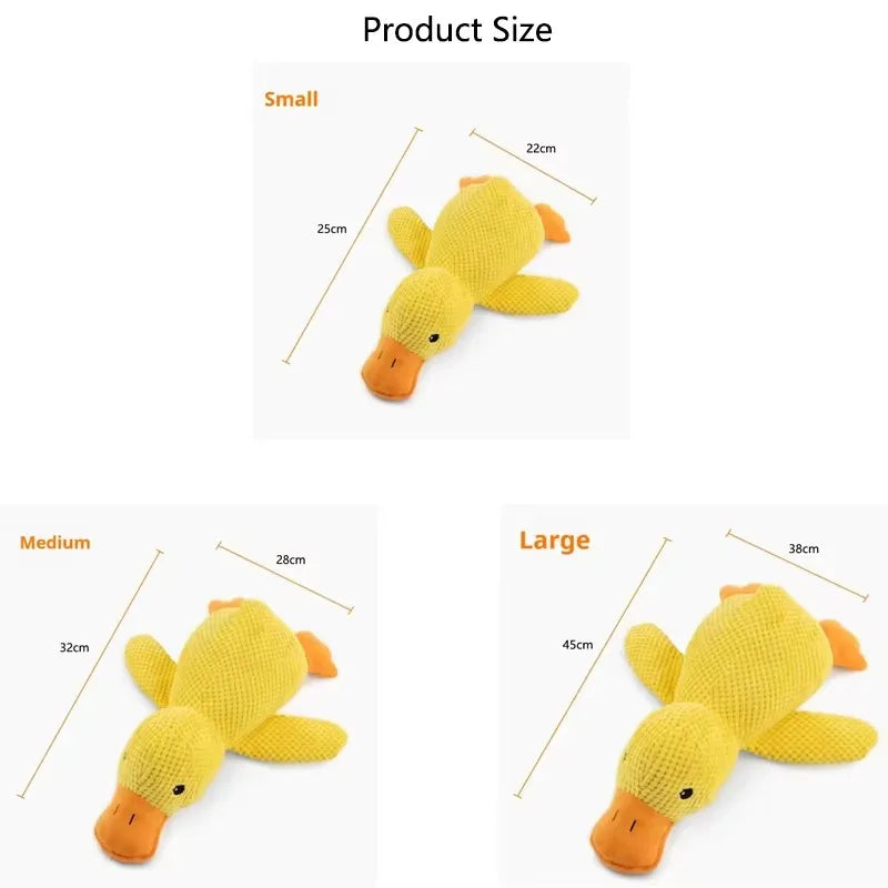 Plush Squeaky Duck Dog Toy