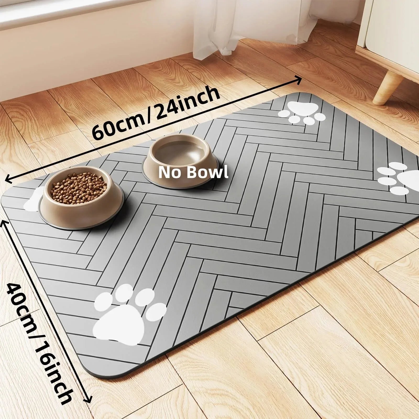 Waterproof Pet Feeding Mat — Non-Slip