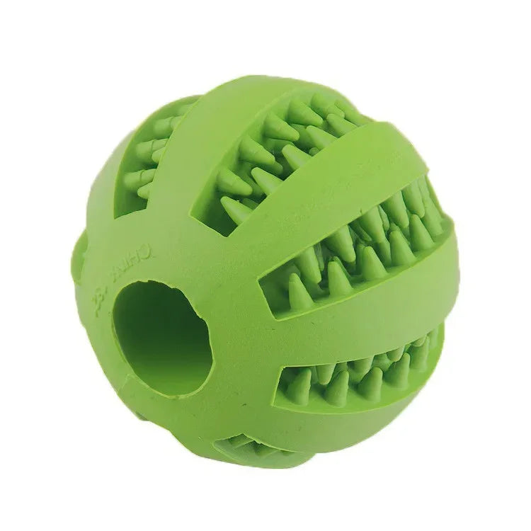 Interactive Treat-Dispensing Dog Toy Ball