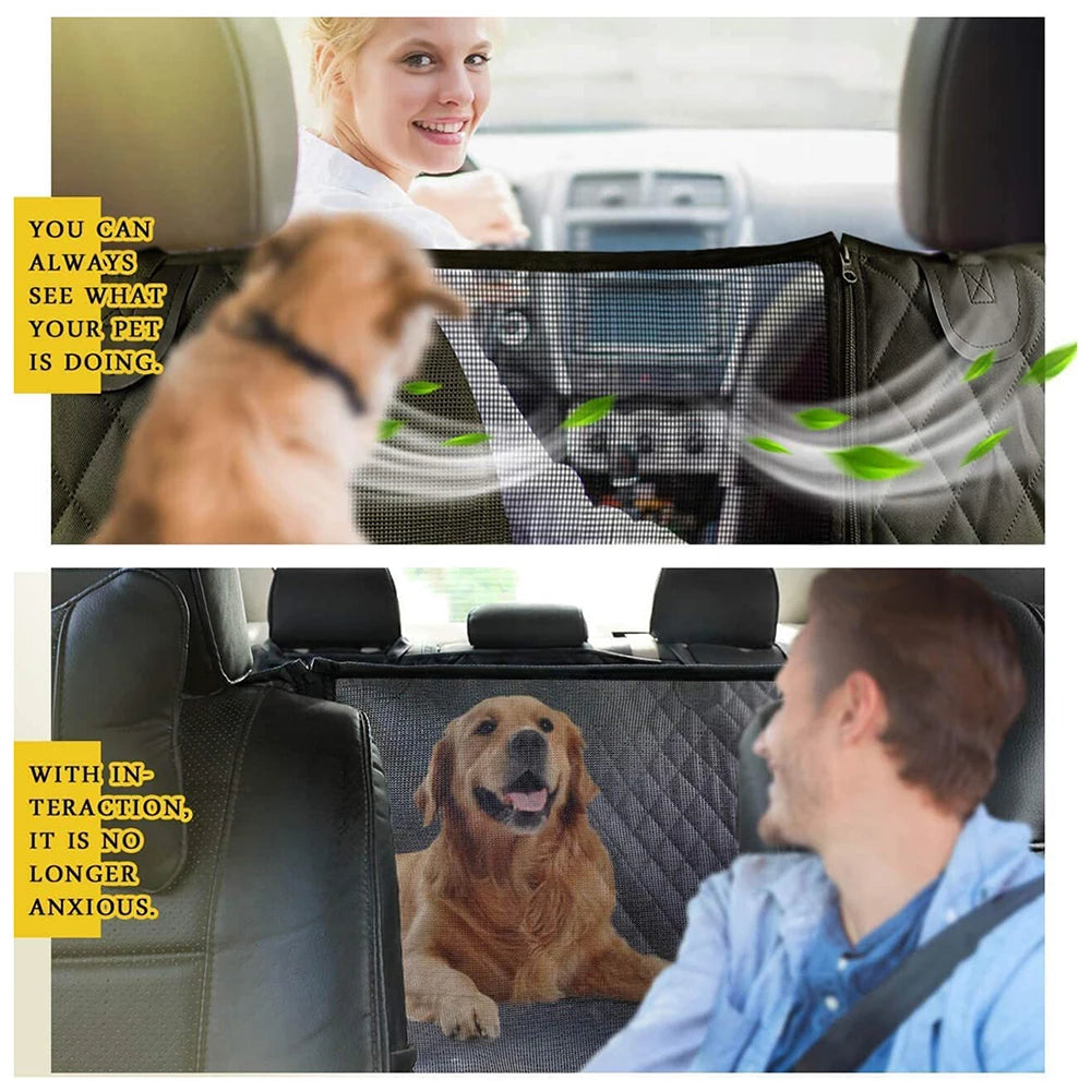 Waterproof Dog Car Seat Cover — Back Seat