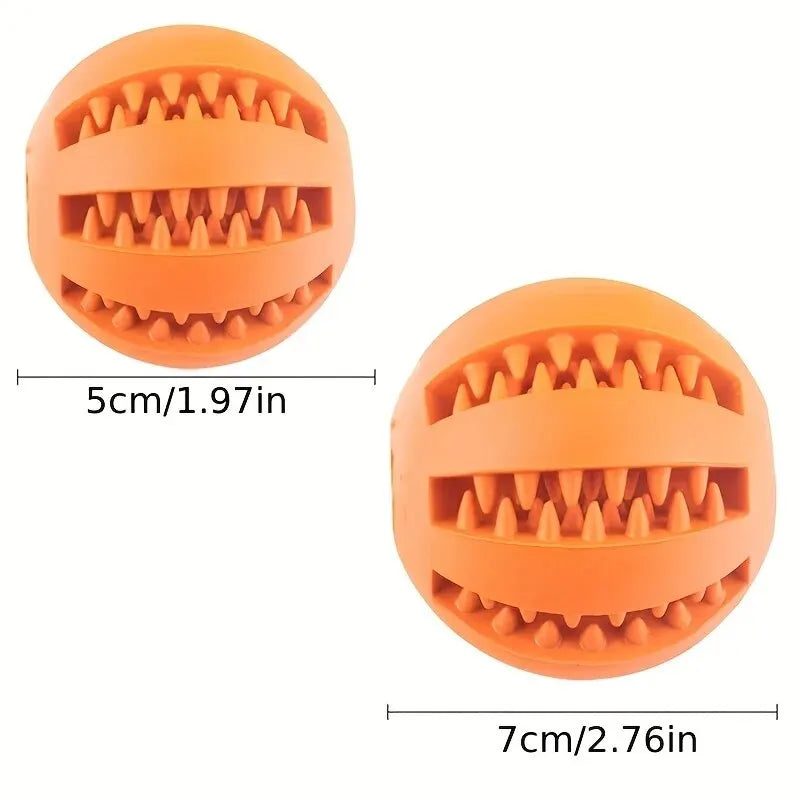 Interactive Treat-Dispensing Dog Toy Ball