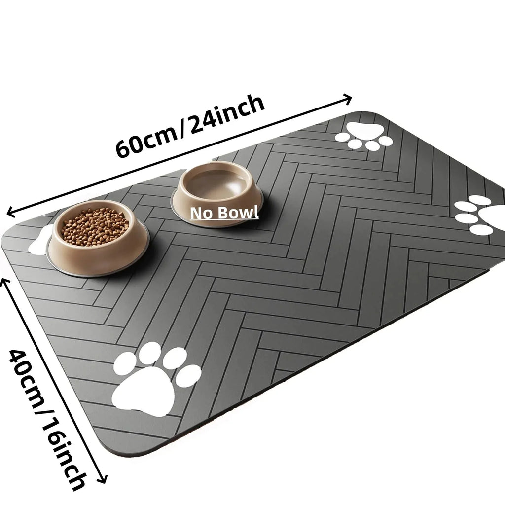 Waterproof Pet Feeding Mat — Non-Slip