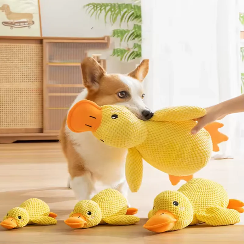 Plush Squeaky Duck Dog Toy