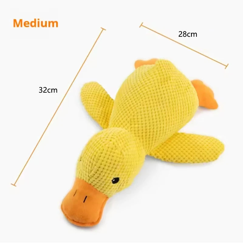 Plush Squeaky Duck Dog Toy