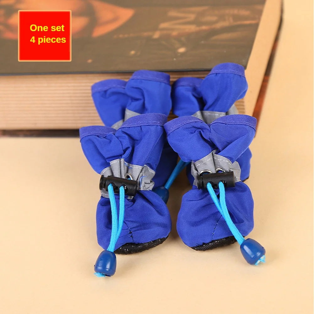 Water-Resistant Dog Boots — Set of 4