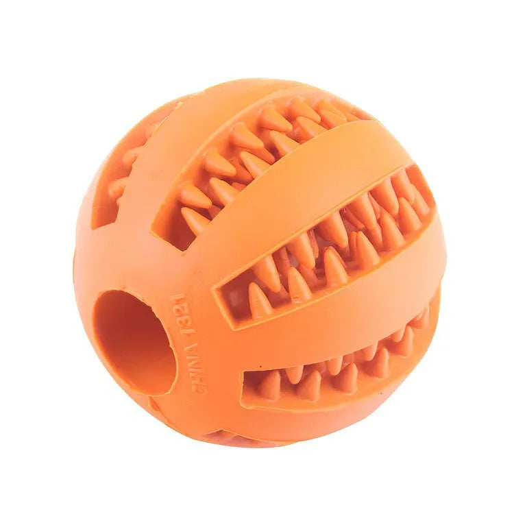 Interactive Treat-Dispensing Dog Toy Ball