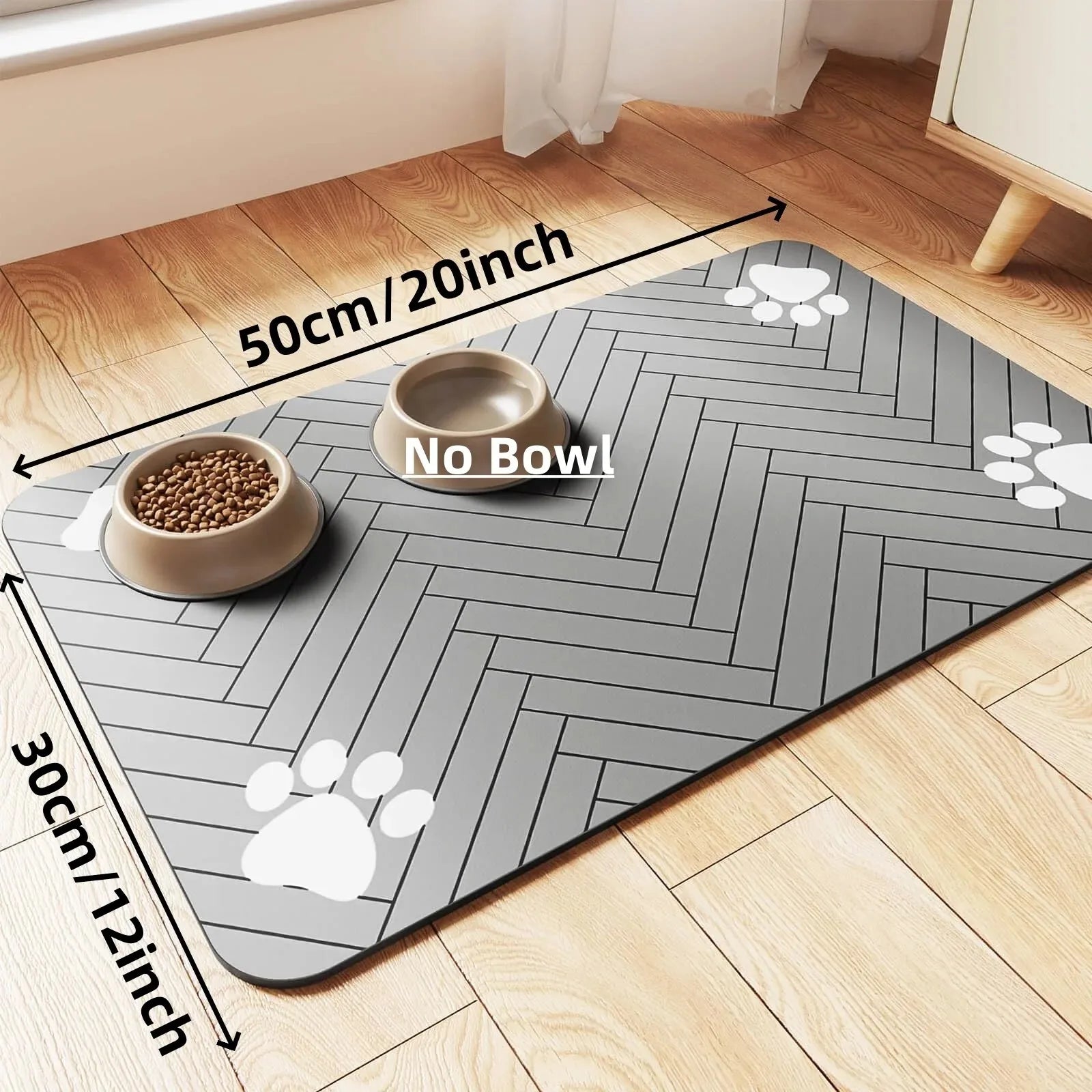 Waterproof Pet Feeding Mat — Non-Slip