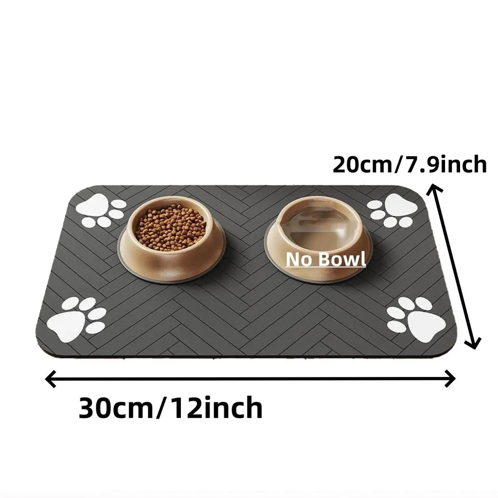 Waterproof Pet Feeding Mat — Non-Slip